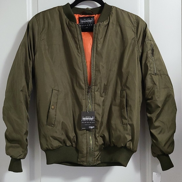 Fahrenheit Jackets & Coats | New Army Green Bomber Jacket | Poshmark